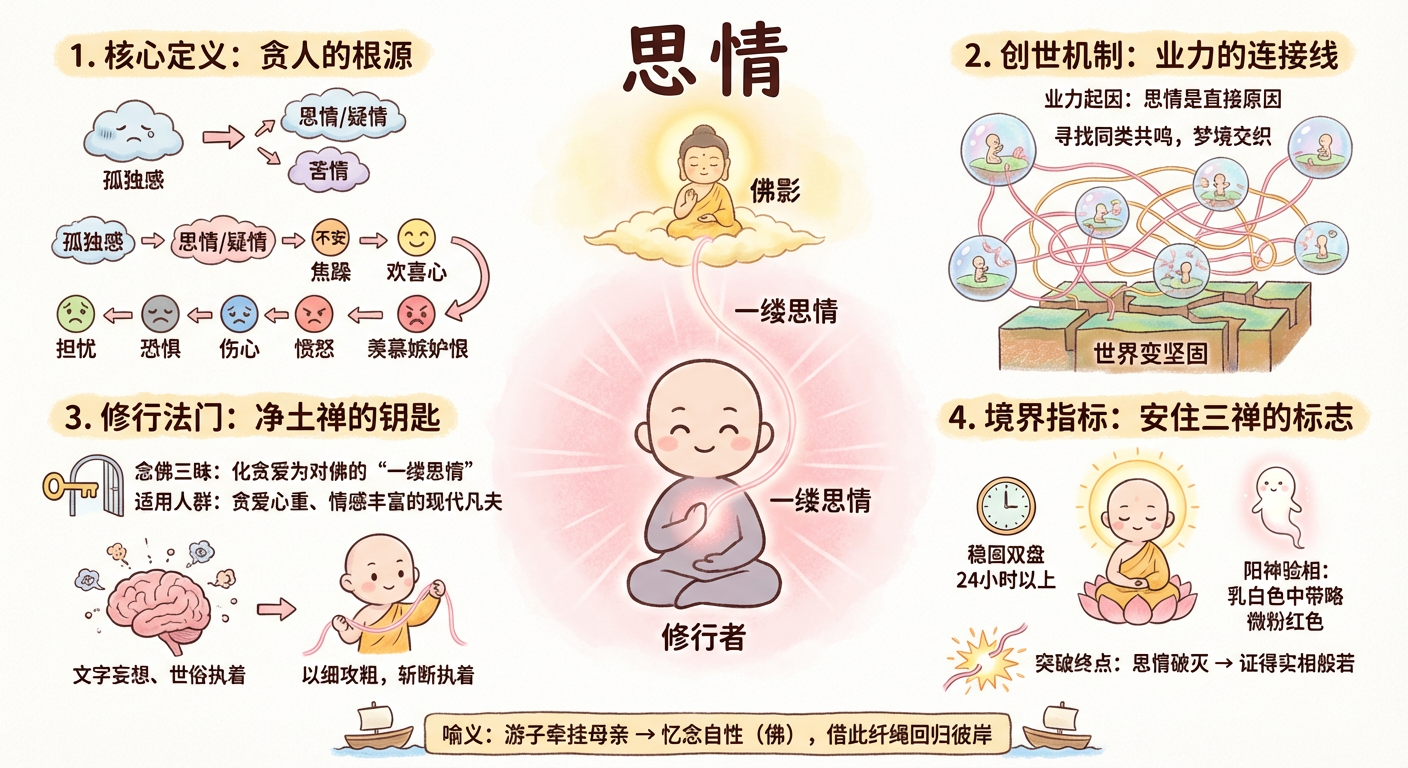 思情(二) - 禪修方法圖解